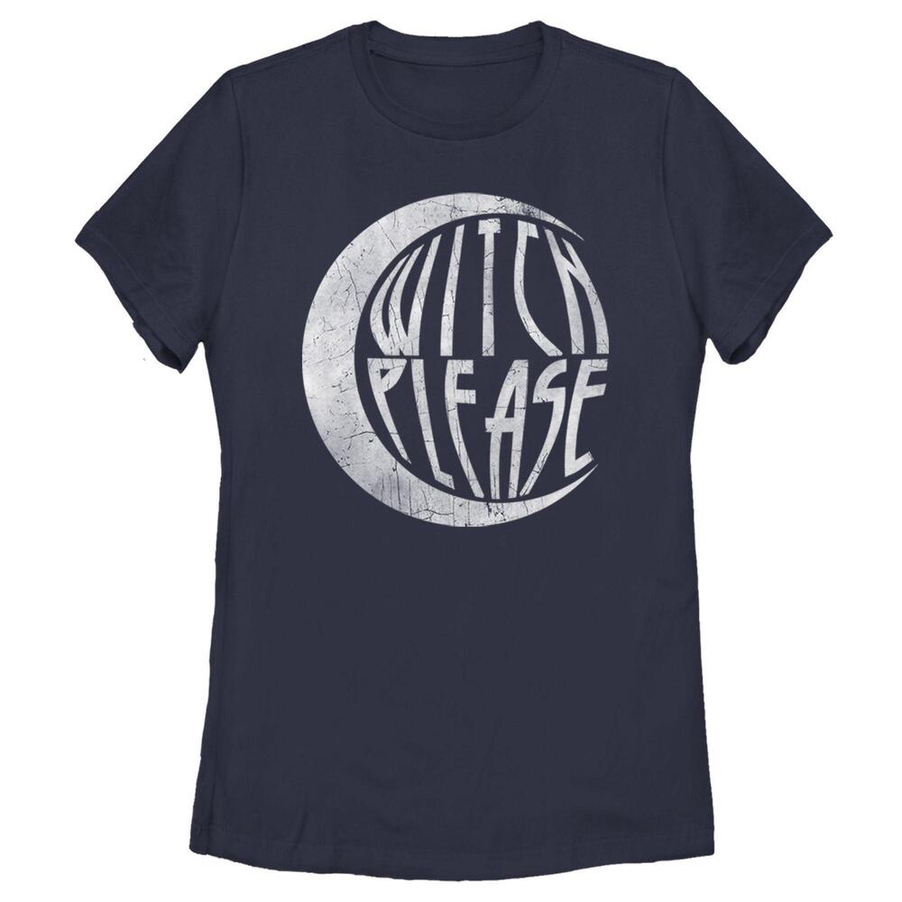 Womens Chin Up Halloween Witch Please Tshirt